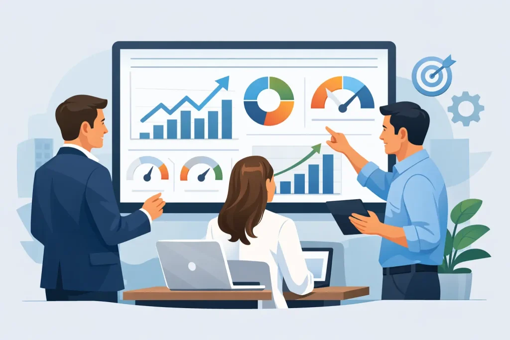 Vertriebs KPI Dashboard erstellen für Wachstum